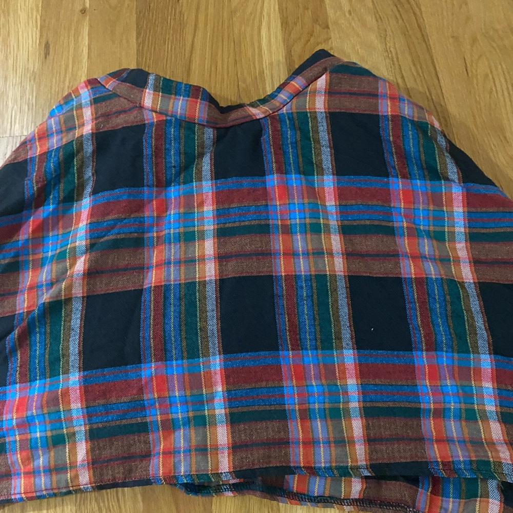 Plaid Mini Skirt - Multicolor
